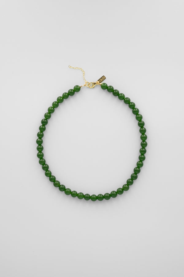 Gemstone & shell pendant necklace | Lush Jade