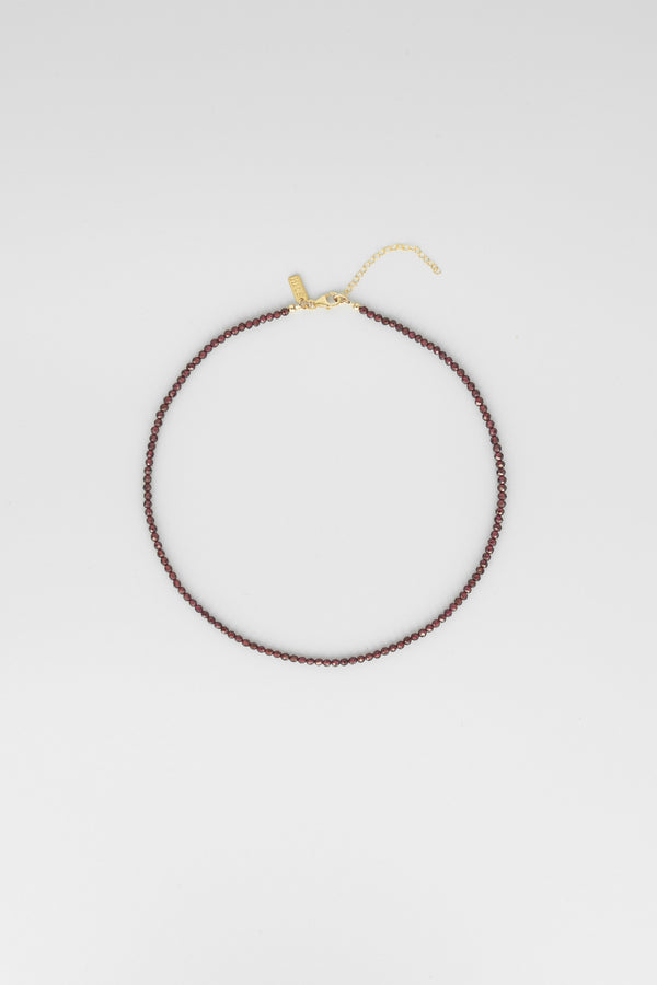 Dainty Garnet Necklace