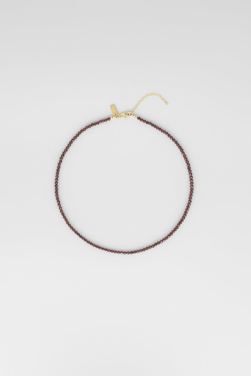 Dainty Garnet Necklace