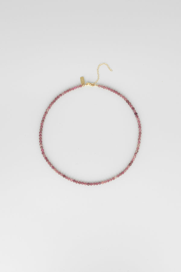 Dainty Pink Tourmaline necklace