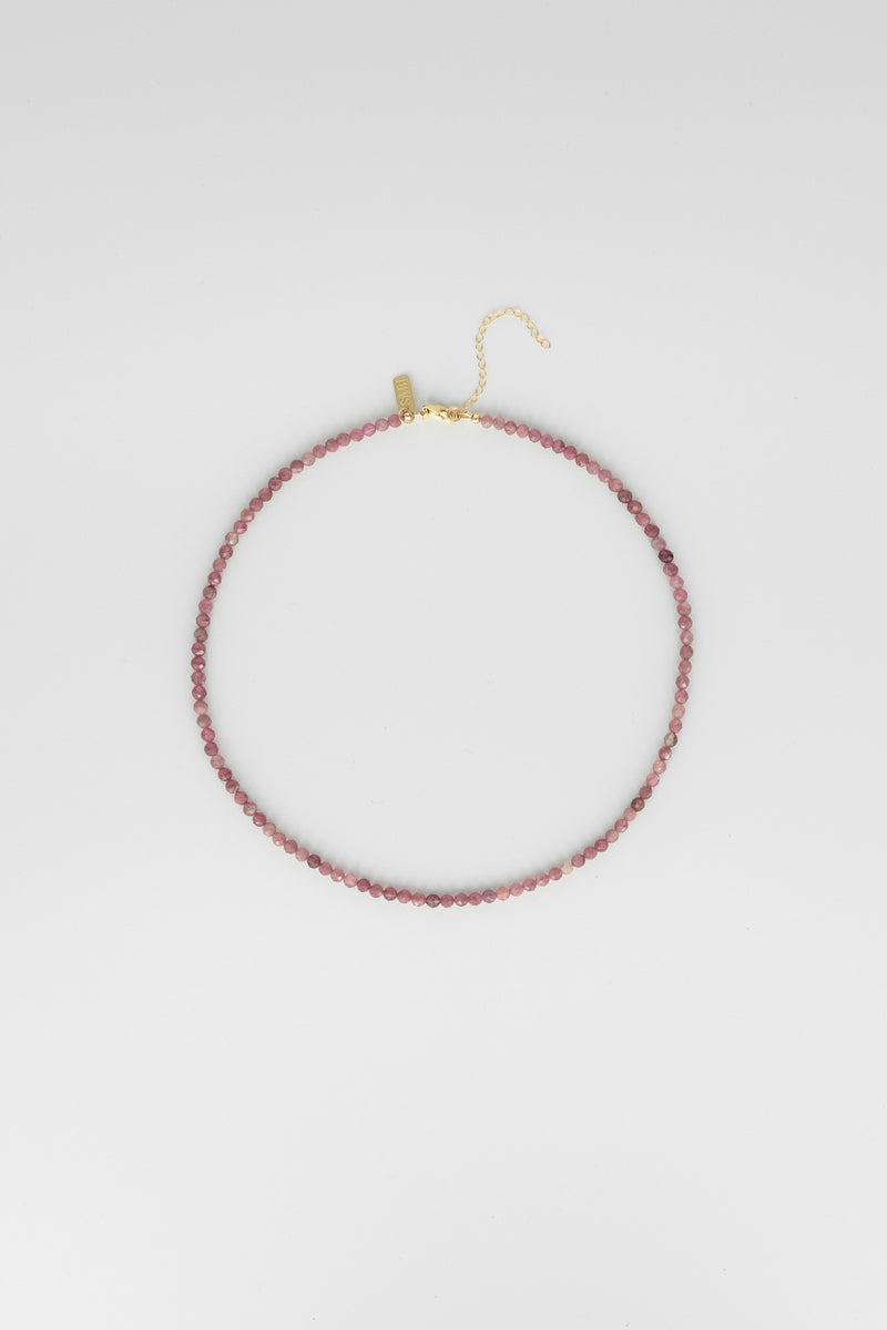 Dainty Pink Tourmaline necklace