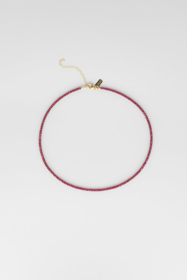 Delicate Ruby heirloom necklace