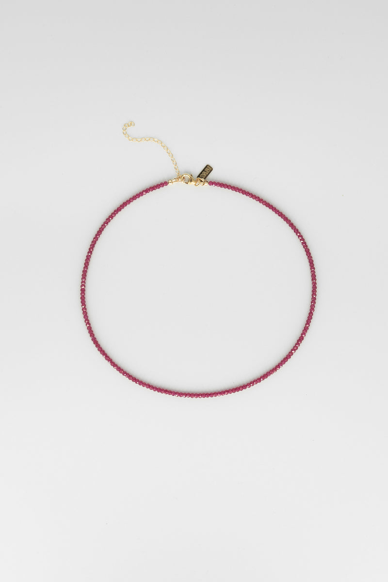 Delicate Ruby heirloom necklace
