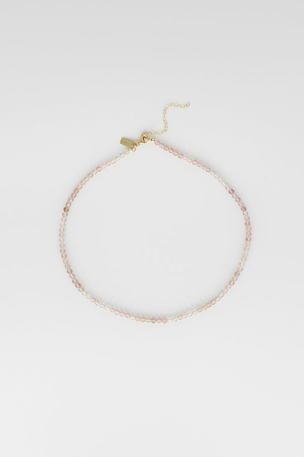 Translucent Rose Quartz necklace