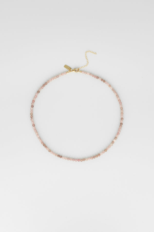 Muted Rose Quartz Necklace