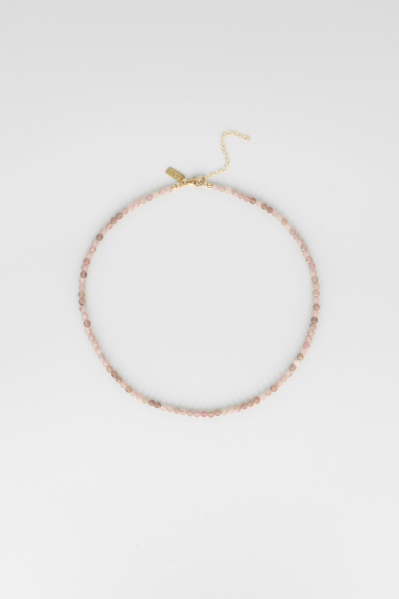 Muted Rose Quartz Necklace