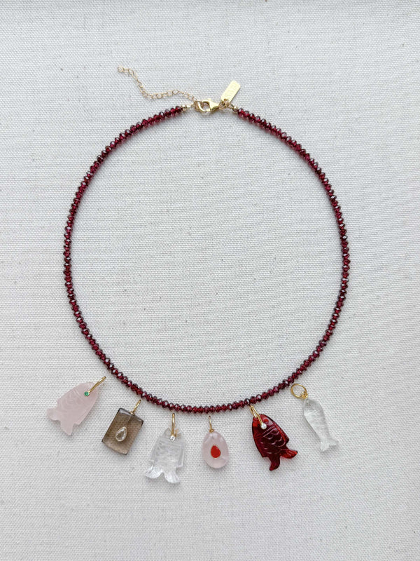 Signature Garnet necklace