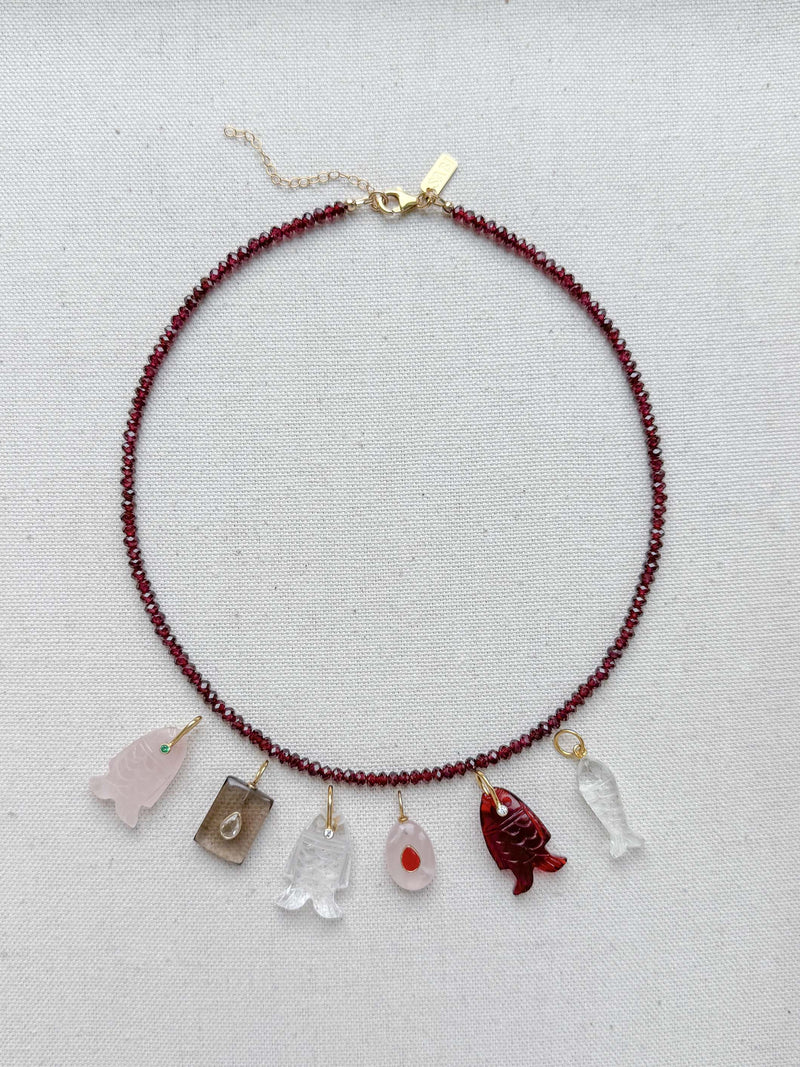 Signature Garnet necklace