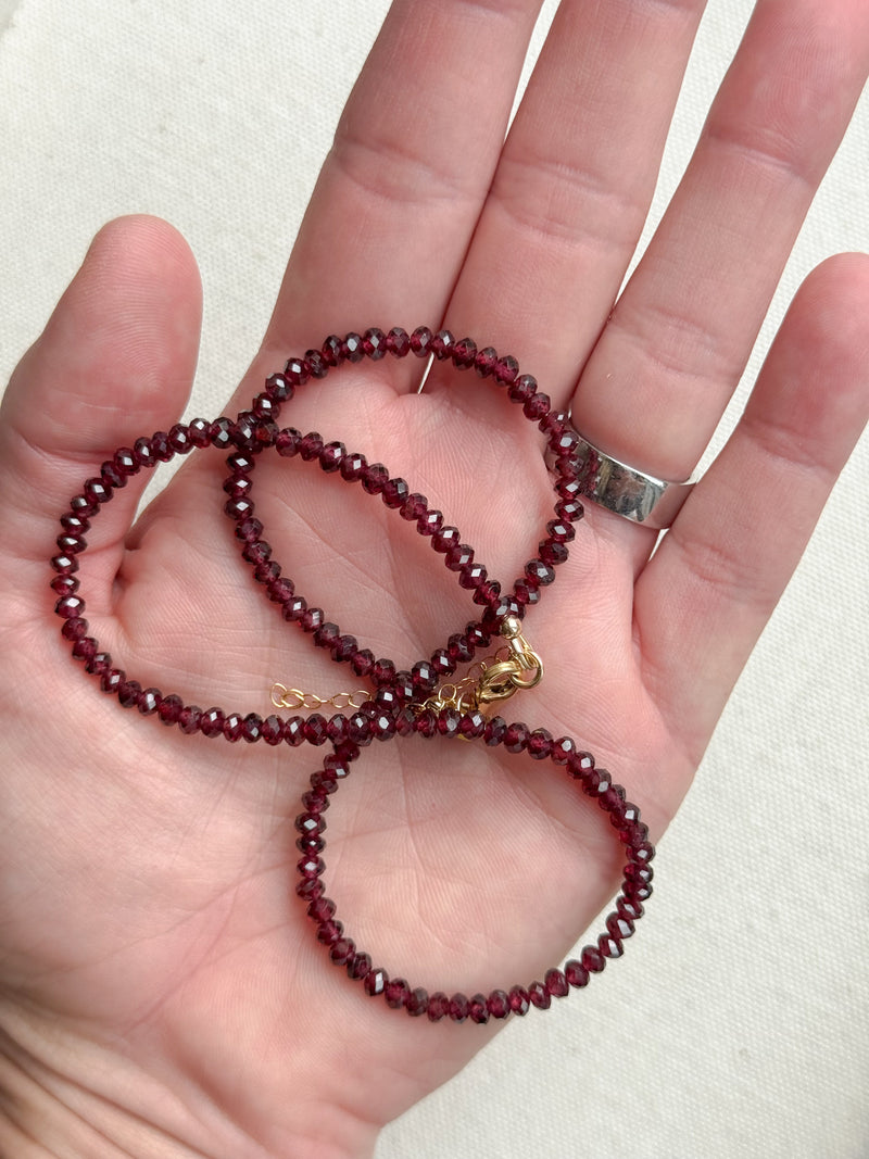 Signature Garnet necklace