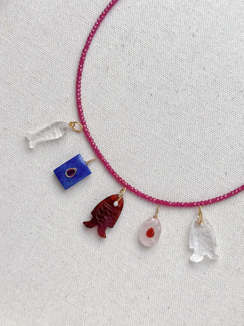 Delicate Ruby heirloom necklace