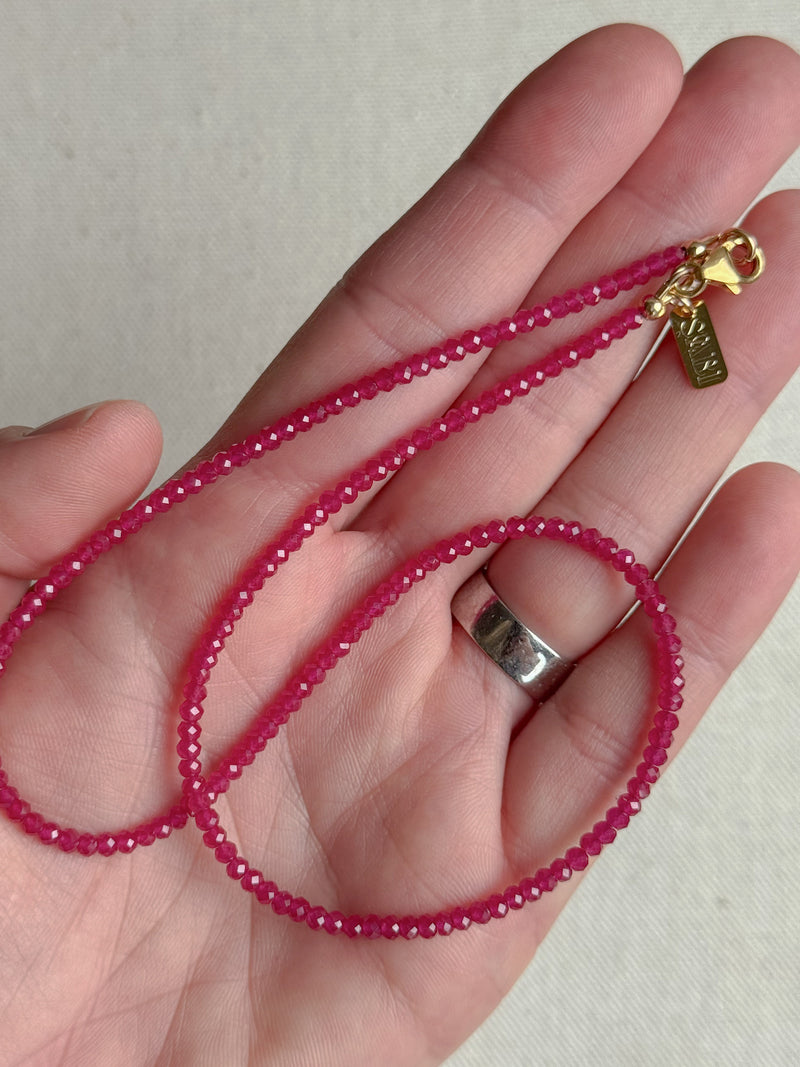 Delicate Ruby heirloom necklace