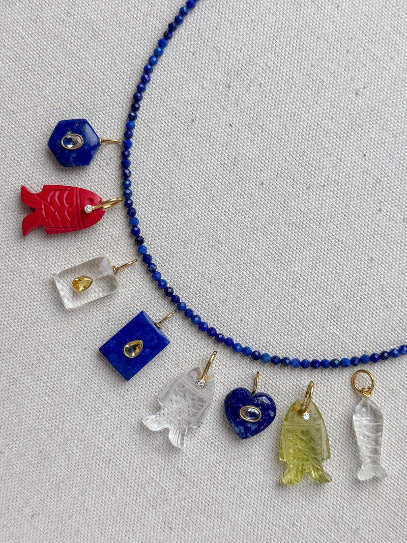Dainty Lapis Lazuli necklace