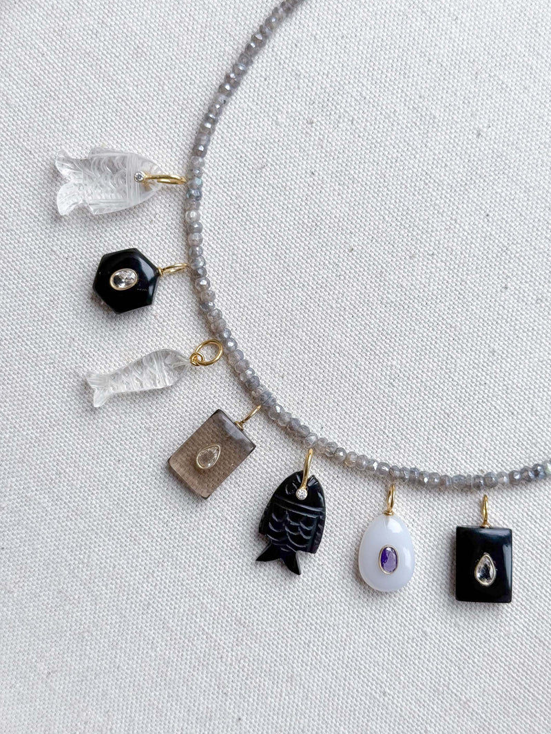 Labradorite necklace