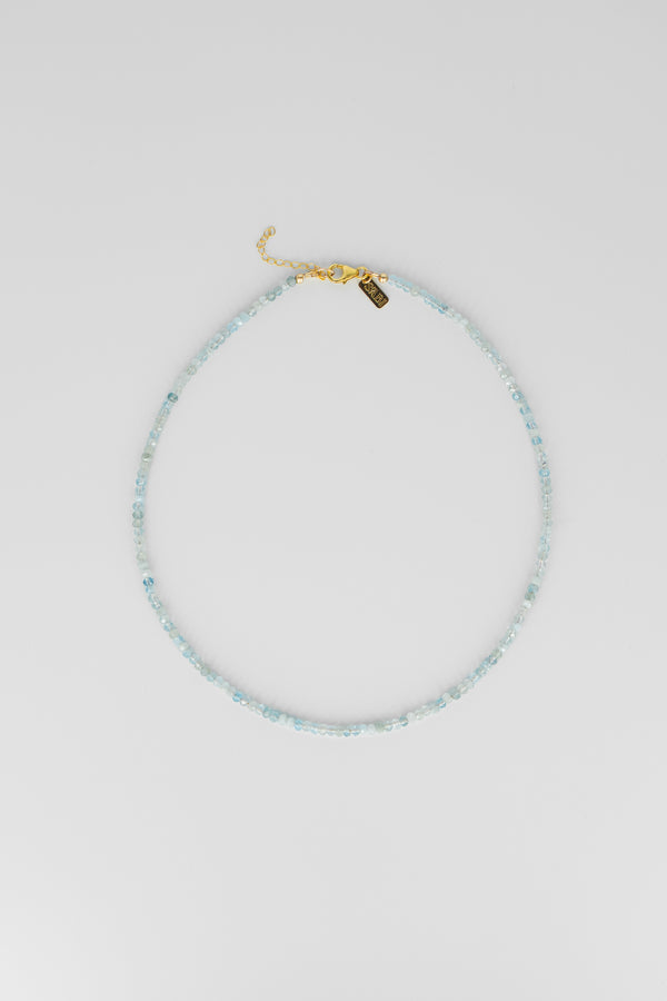 Signature aquamarine necklace