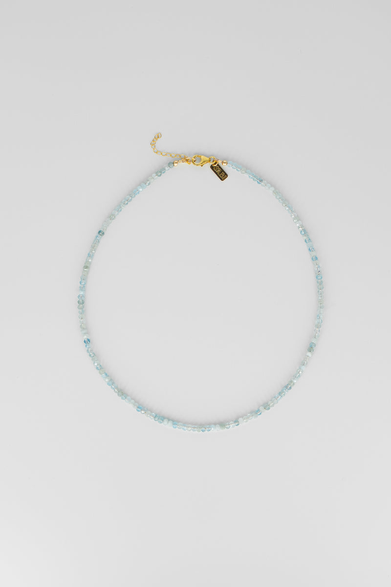 Signature aquamarine necklace