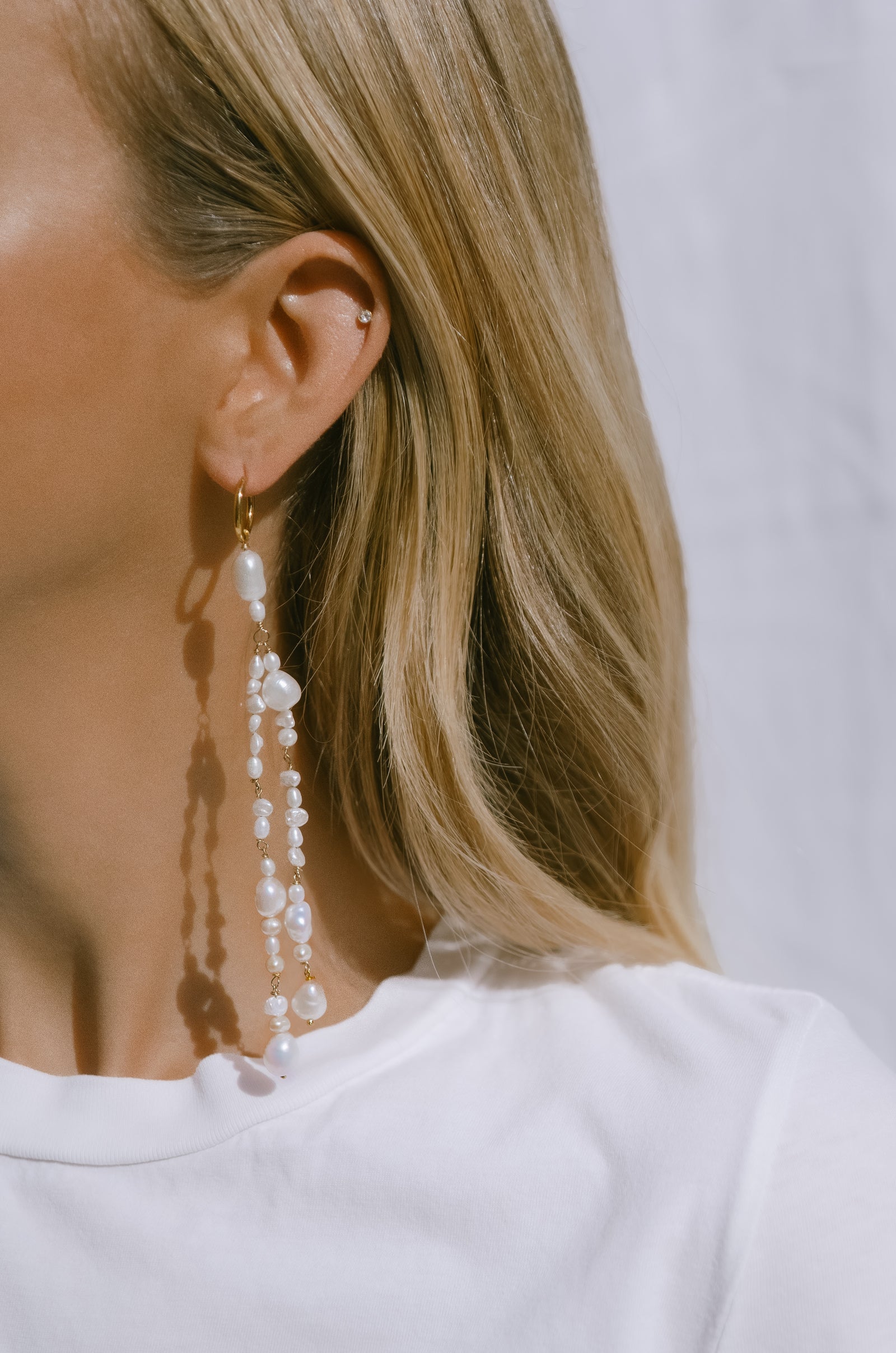 Cube Earrings // 14k Gold or Sterling Silver Minimalist